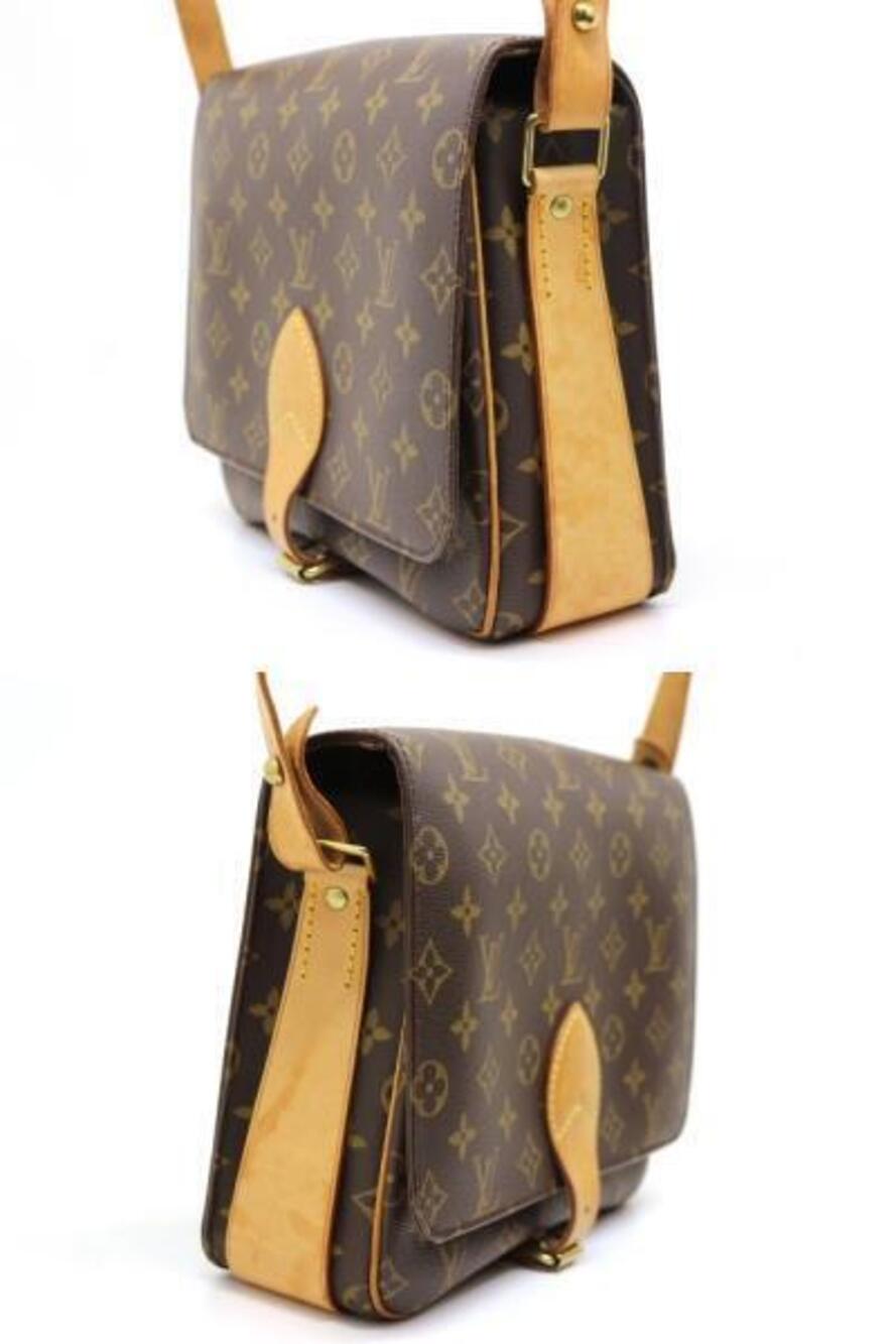 Louis Vuitton Bag Shoulder Monogram Cartouchiere Brown